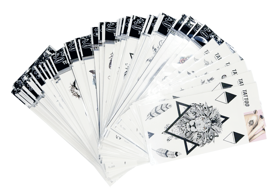 BK-085 Tattoo Sticker 3.5x7.5 inch