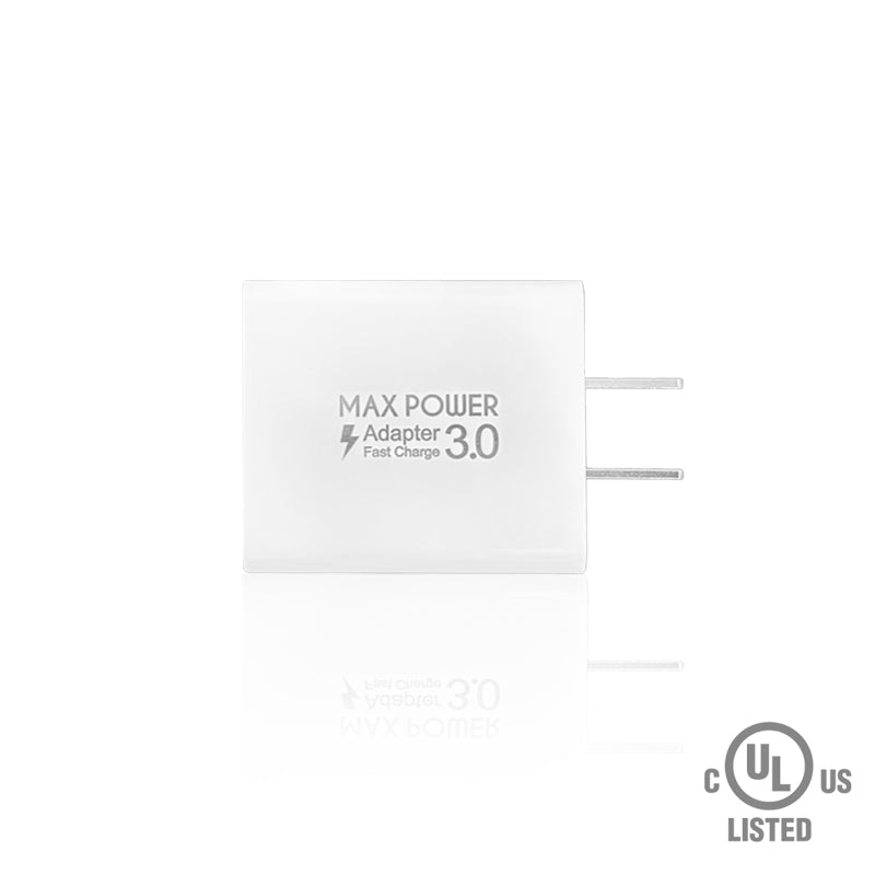 Max Power - 20W 2-Port Type-A Wall Charger