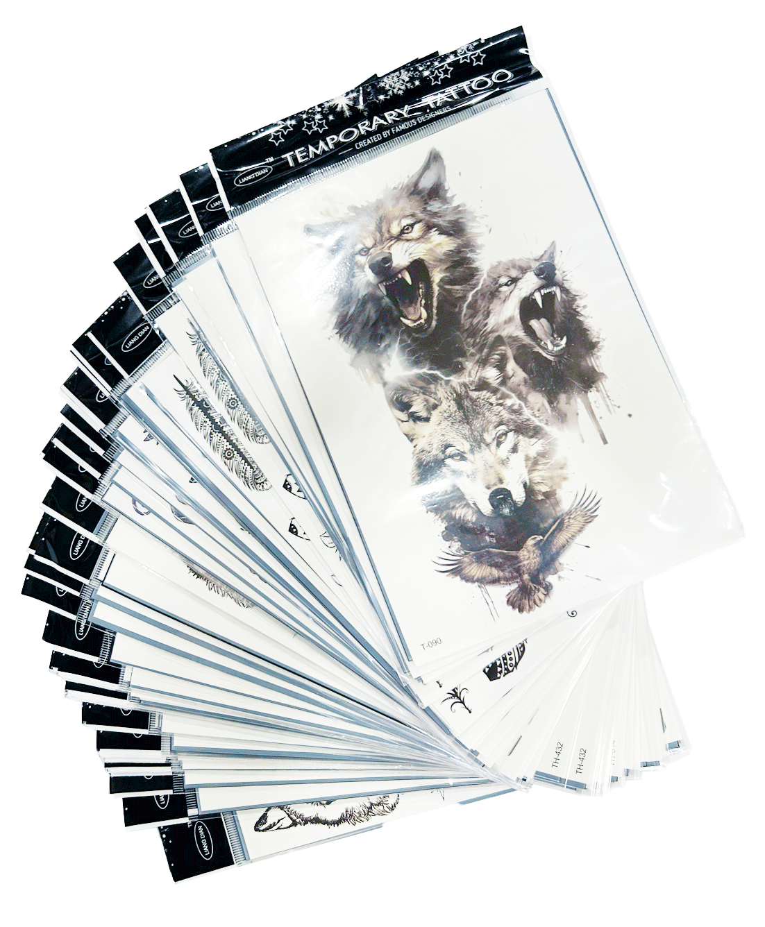 T-090 Tatto Sticker 5.8x8.26 inch