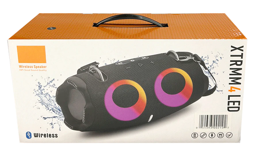 X TRMM 4 LED Portable Bluetooth Speaker(30W)