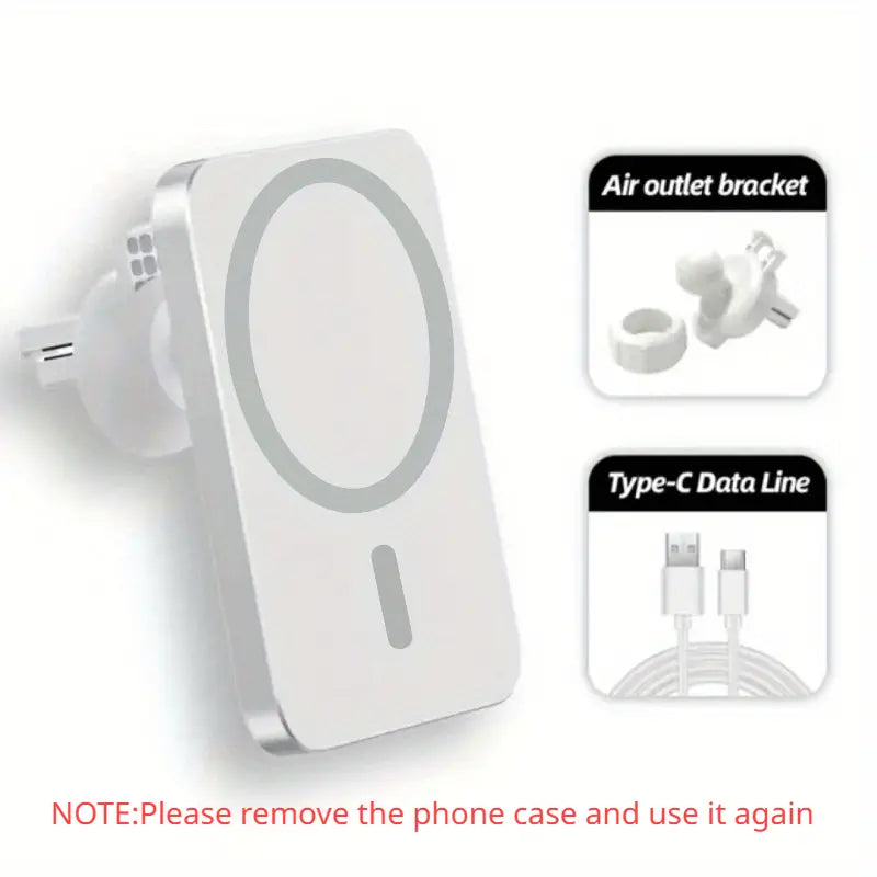 15W Magsafe Wireless Car Charger