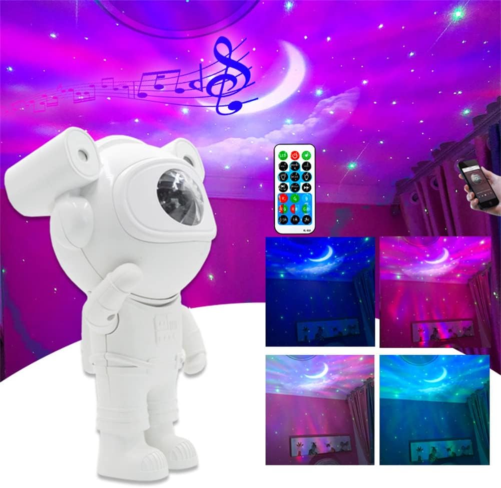 Astronaut Star Galaxy Projector Light & Speaker