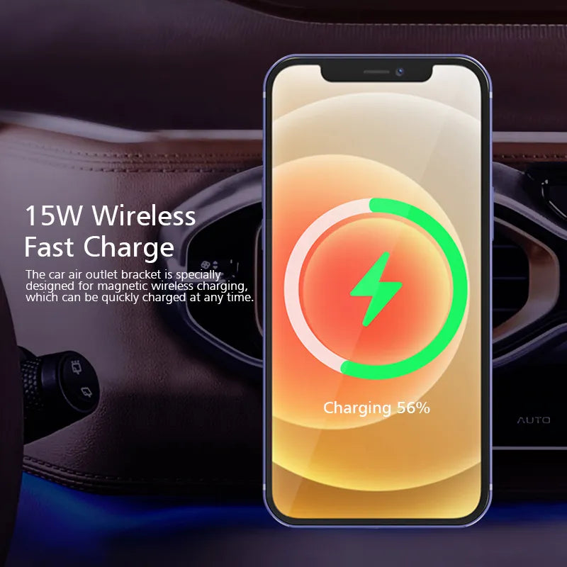 15W Magsafe Wireless Car Charger