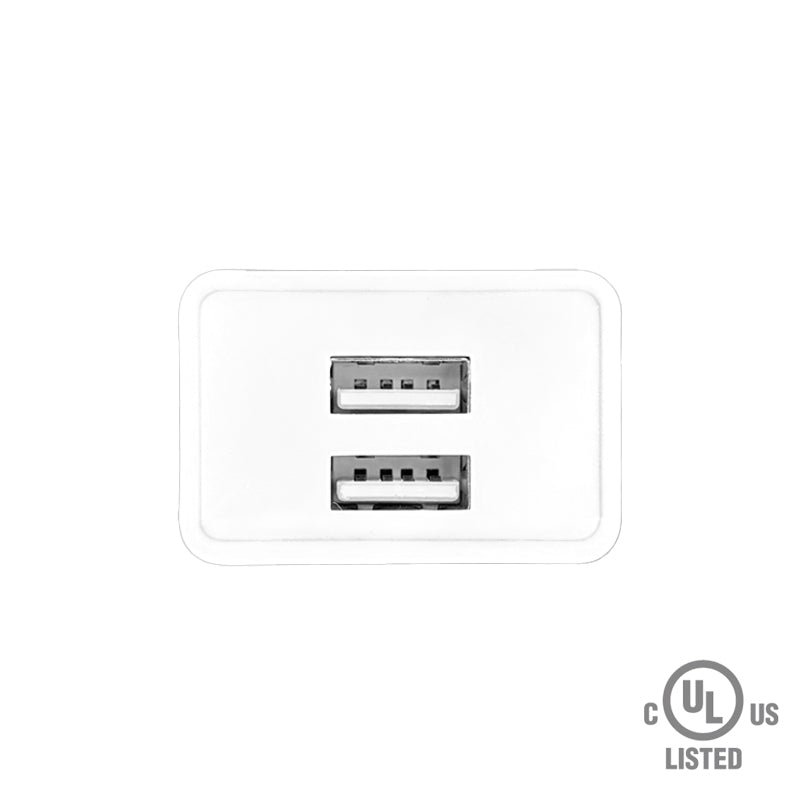 Max Power - 20W 2-Port Type-A Wall Charger