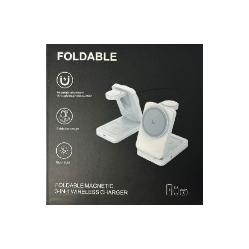 New 3 In 1 Magsafe Foldable Charger