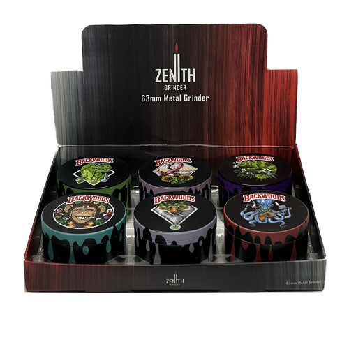 ZENITH 63mm Metal Grinder - Backwoods (ZG-PB002M)