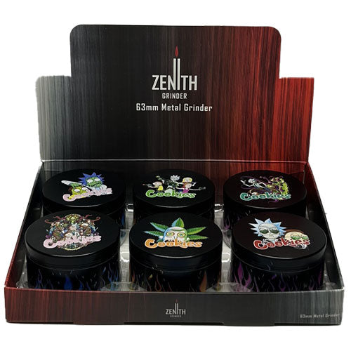ZENITH 63mm Metal Grinder - Cookies (ZG-PC003M)