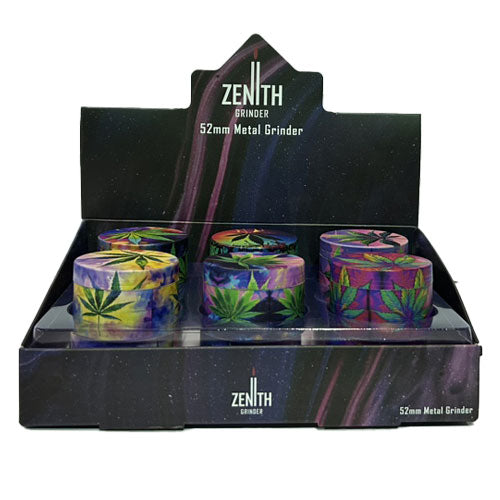 ZENITH 52mm Metal Grinder - Hemp 1 (ZG-PH001S)