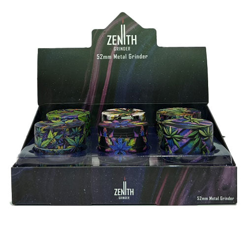 ZENITH 52mm Metal Grinder - Hemp 2 (ZG-PH002S)