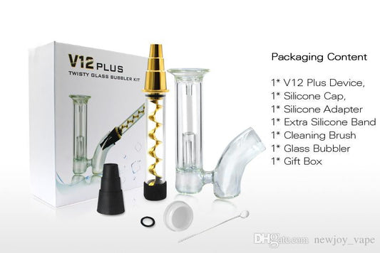 V12 Plus Twisty Glass Bubbler Kit