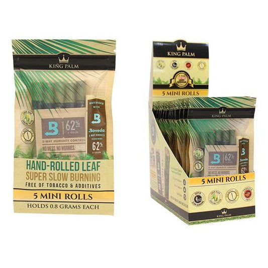 King Palm Wraps -5pk Mini Size w/ Boveda